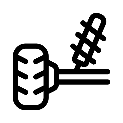 Black car suspension icon with tyre, spring, and shock absorber